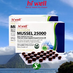 하이웰 뉴질랜드 초록입홍합오일 25000 200캡슐 2통